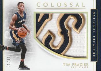 2016-17 Panini National Treasures - Colossal Materials Prime #33 Tim Frazier Front