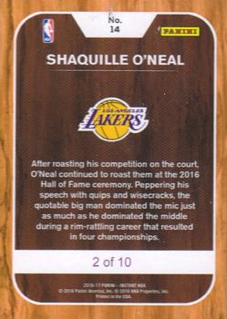 2016-17 Panini Instant NBA - Purple #14 Shaquille O'Neal Back
