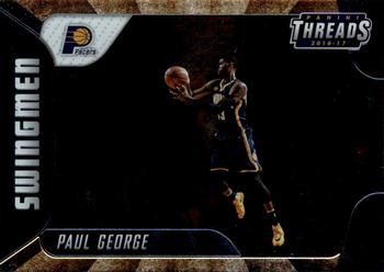 2016-17 Panini Threads - Swingmen #11 Paul George Front