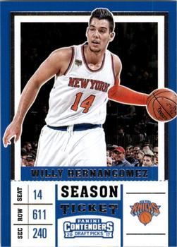 2017 Panini Contenders Draft Picks #49 Willy Hernangomez Front