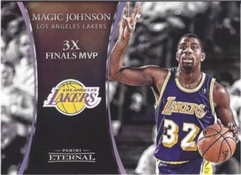 2016-17 Panini Eternal #PE-MVP2 Magic Johnson Front