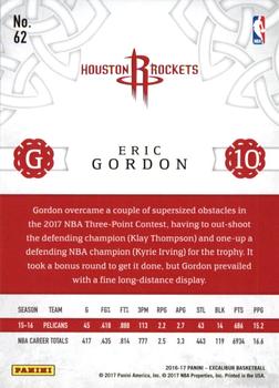 2016-17 Panini Excalibur - Count #62 Eric Gordon Back