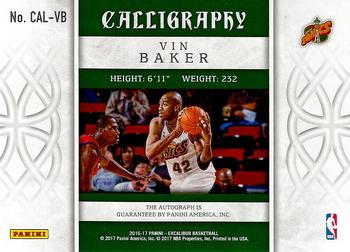 2019-20 Panini Chronicles - Airborne Signatures - Red #AB-VIN - Vin Baker
