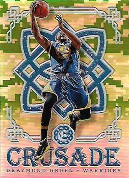 2016-17 Panini Excalibur - Crusade Camo #70 Draymond Green Front