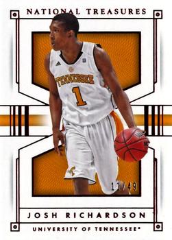 2016 Panini National Treasures Collegiate - Red #26 Josh Richardson Front