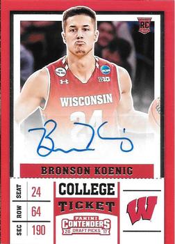 2017 Panini Contenders Draft Picks - College Ticket #124 Bronson Koenig Front