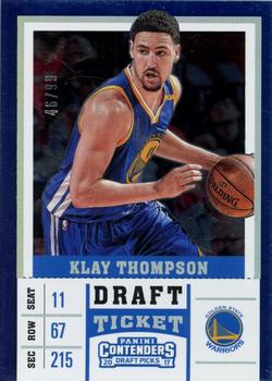 2017 Panini Contenders Draft Picks - Draft Ticket Variation #30 Klay Thompson Front