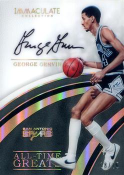 2016-17 Panini Immaculate Collection - All-Time Greats #ATG-GG George Gervin Front