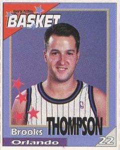 1995 French Sports Action Basket - Face 2 Face Orlando Magic #NNO Brooks Thompson Front