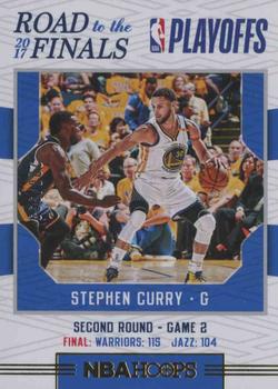 2017-18 Hoops - Road to the Finals #57 Stephen Curry Front