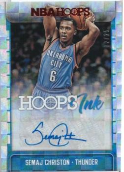 2017-18 Hoops - Hoops Ink Red #HI-SCN Semaj Christon Front