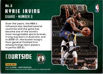 2017-18 Hoops - Courtside #2 Kyrie Irving Back