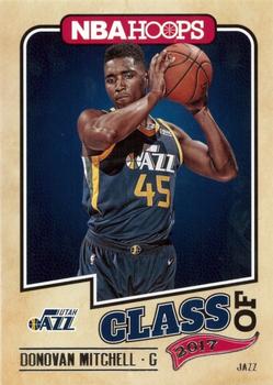 2017-18 Hoops - Class of 2017 #13 Donovan Mitchell Front