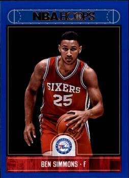 2017-18 Hoops - Blue #2 Ben Simmons Front