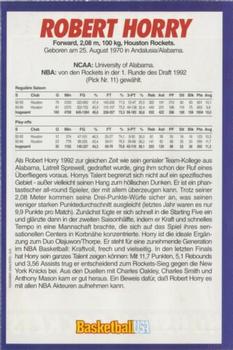 1994-95 Basketball USA Magazine (German) #NNO Robert Horry Back