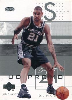 2002-03 UD Glass - UD Promos #76 Tim Duncan Front