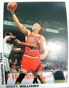 1994-95 Service Line American Pro Basketball USA Stickers (Italy) #43 Scott Williams Front