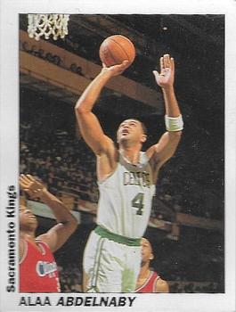 1994-95 Service Line American Pro Basketball USA Stickers (Italy) #192 Alaa Abdelnaby Front