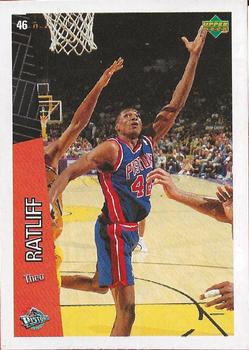 1997 Upper Deck Ole NBA Stickers (Argentina) #46 Theo Ratliff Front