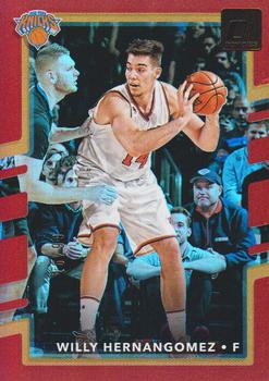 2017-18 Donruss - Holo Red Laser #99 Willy Hernangomez Front