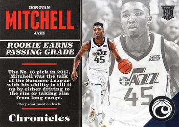 2017-18 Panini Chronicles #123 Donovan Mitchell Front