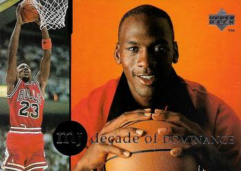 1994 Upper Deck Jordan Rare Air - Decade of Dominance #J2 Michael Jordan Front