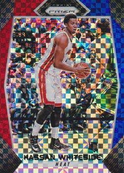 2017-18 Panini Prizm - Prizms Red White and Blue #55 Hassan Whiteside Front