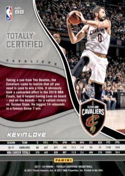 2017-18 Panini Totally Certified - Camo #88 Kevin Love Back