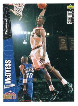 1996-97 Collector's Choice Hula Hoops European #HH6 Antonio McDyess Front