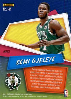 2017-18 Panini Revolution - Impact #144 Semi Ojeleye Back