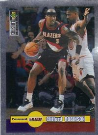 1996-97 Collector's Choice Italian Stickers #33 Clifford Robinson Front
