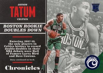 2017-18 Panini Chronicles - Blue #137 Jayson Tatum Front