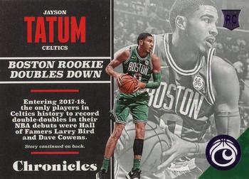 2017-18 Panini Chronicles - Purple #137 Jayson Tatum Front