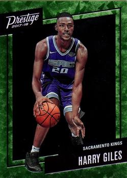 2017-18 Panini Prestige - Micro Etch Rookies Bright Green #20 Harry Giles Front