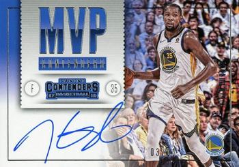 2017-18 Panini Contenders - MVP Contenders Autographs #MVP-KD Kevin Durant Front