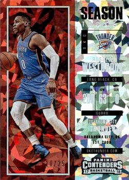 2017-18 Panini Contenders - Cracked Ice Ticket #51 Russell Westbrook Front
