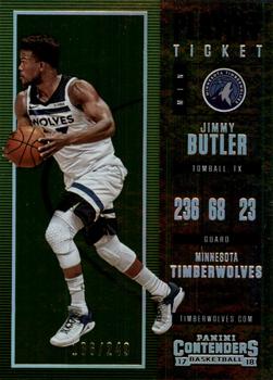 2017-18 Panini Contenders - Playoff Ticket #26 Jimmy Butler Front