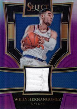 2017-18 Panini Select - Select Swatches Purple Prizms #SS-WHG Willy Hernangomez Front