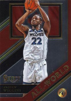 2017-18 Panini Select - All-World #AW-15 Andrew Wiggins Front