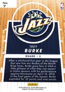 2014-15 Panini NBA (International) - Faces of the Future #7 Trey Burke Back