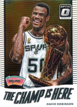 2017-18 Donruss Optic - The Champ is Here #3 David Robinson Front