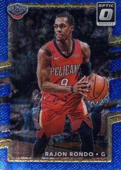 2017-18 Donruss Optic - Blue Velocity #94 Rajon Rondo Front