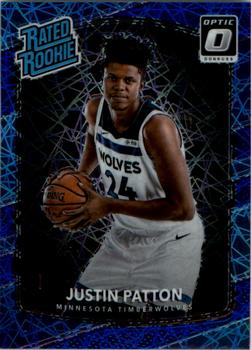 2017-18 Donruss Optic - Blue Velocity #185 Justin Patton Front