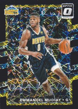 2017-18 Donruss Optic - Black Velocity #40 Emmanuel Mudiay Front