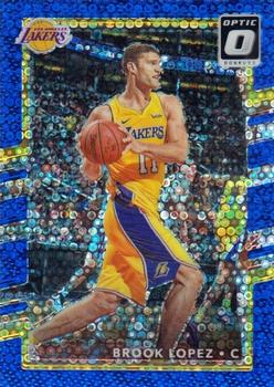 2017-18 Donruss Optic - Fast Break Blue #68 Brook Lopez Front