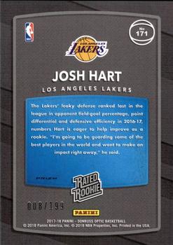 2017-18 Donruss Optic - Orange #171 Josh Hart Back