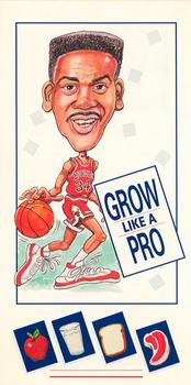 1989-90 Wisconsin Dairy Council Chicago Bulls #NNO Stacey King Front