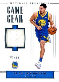 2017-18 Panini National Treasures - Game Gear #GG-49 Klay Thompson Front