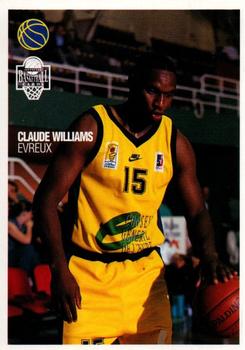 1995-96 Panini LNB (France) #48 Claude Williams Front