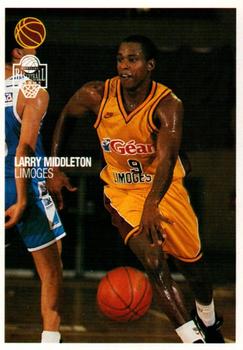 1995-96 Panini LNB (France) #83 Larry Middleton Front